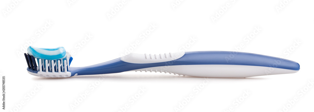 Naklejka premium toothpaste toothbrush