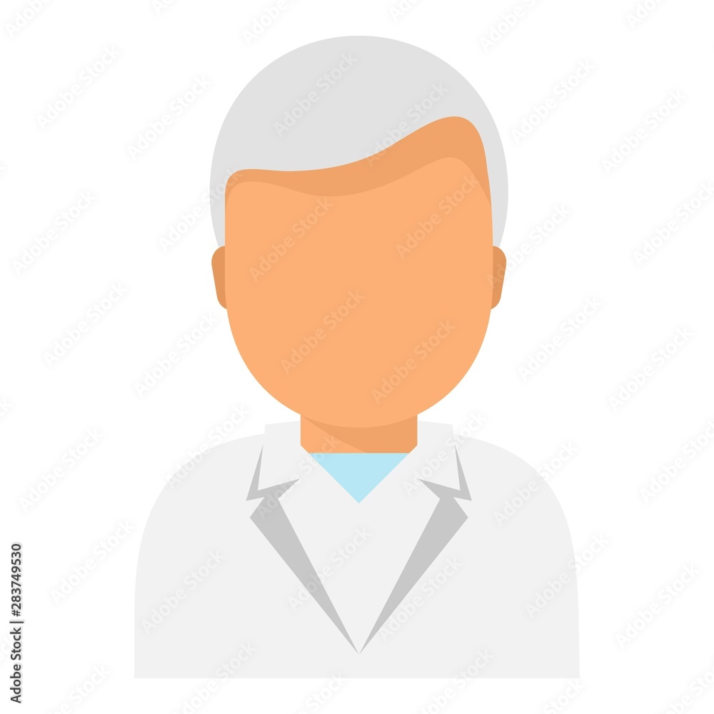 Lab doctor icon. Flat illustration of lab doctor vector icon for web design Lab doctor icon. Flat illustration of lab doctor vector icon for web design