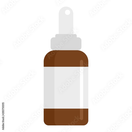 Nose dropper icon. Flat illustration of nose dropper vector icon for web design