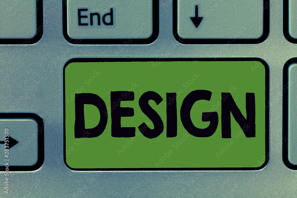 Text sign showing Design. Conceptual photo plan drawing produced to show look function or workings of building. Text sign showing Design. Conceptual photo plan drawing produced to show look function or workings of building.