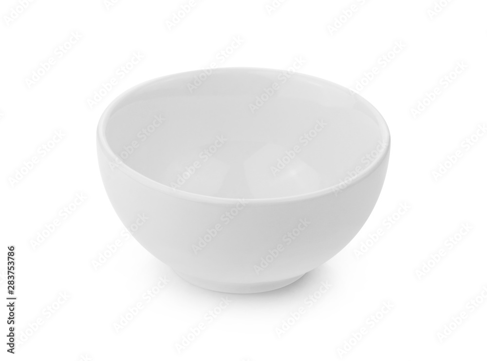 empty bowl on white background empty bowl on white background