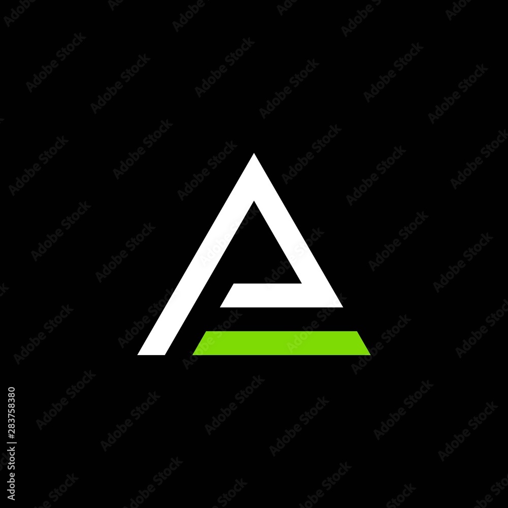 simple typography triangle ae vector logo simple typography triangle ae vector logo