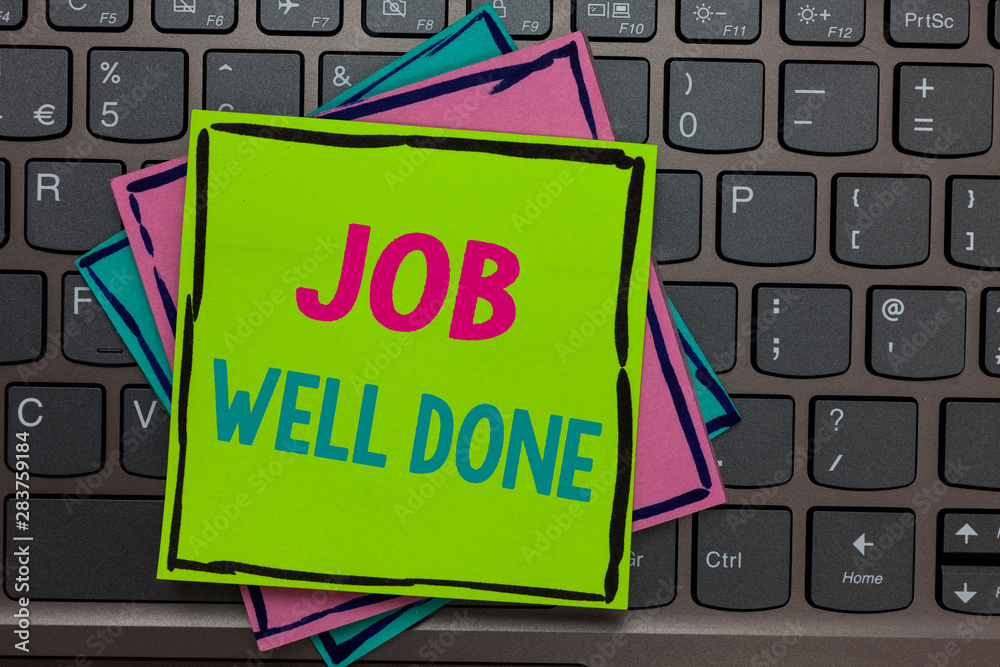 Handwriting Text Writing Job Well Done Concept Meaning Well Performed a-to-z-list-of-job-titles-and-occupations-with-pictures