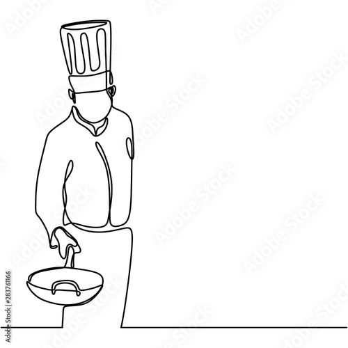 Continuous line drawing che...
