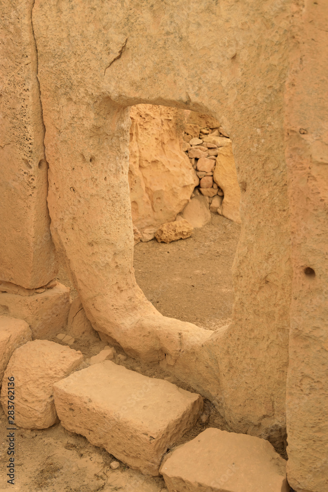 Obraz premium Megalithic complex of Hagarr Qim