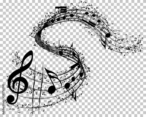 Musical Notes Background