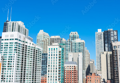 Skyscrapers in River North Chicago