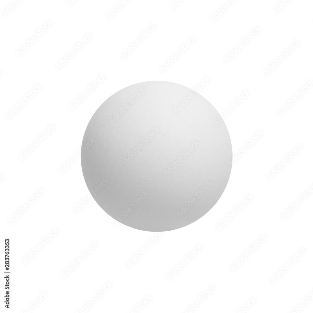 White ping-pong ball