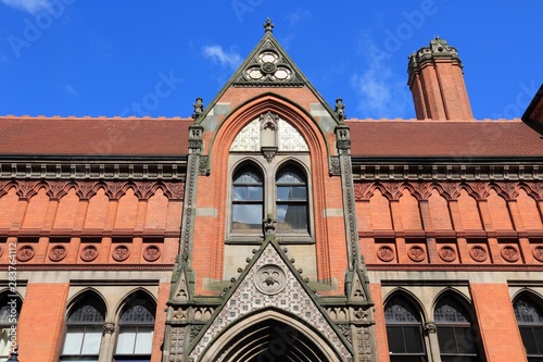 Birmingham City University. City in England. photo