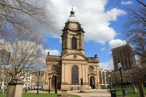 Saint Philip's Cathedral, Birmingham. City in England.