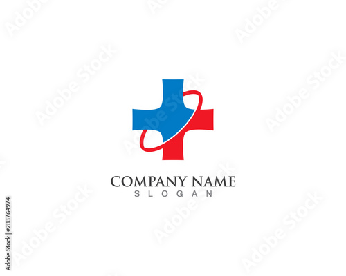 Hospital logo and symbols template icons vector health Arrow Business Industries