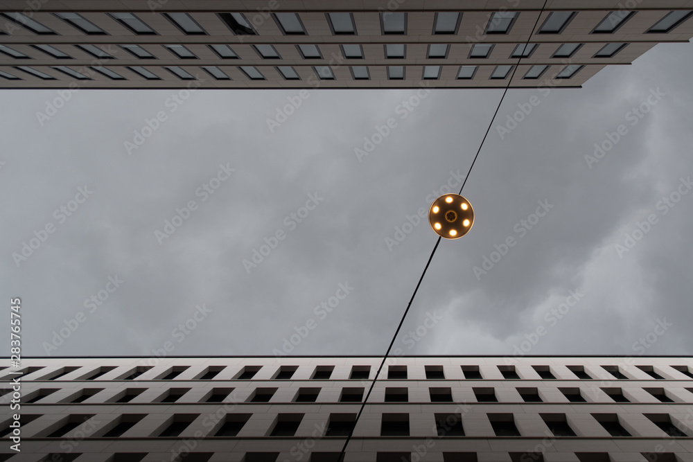 strong weather in a minimalistic urban landscape strong weather in a minimalistic urban landscape