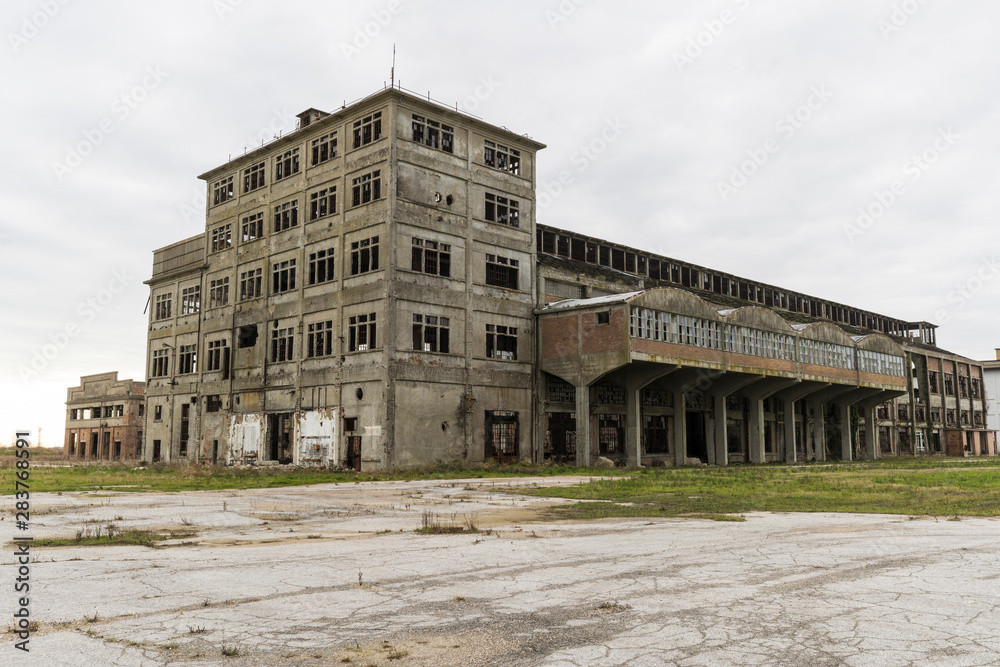 Urban exploration in an abandoned sugar mill
