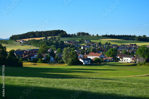 A small town in Bavaria. Traitsching, Upper Palatinate.