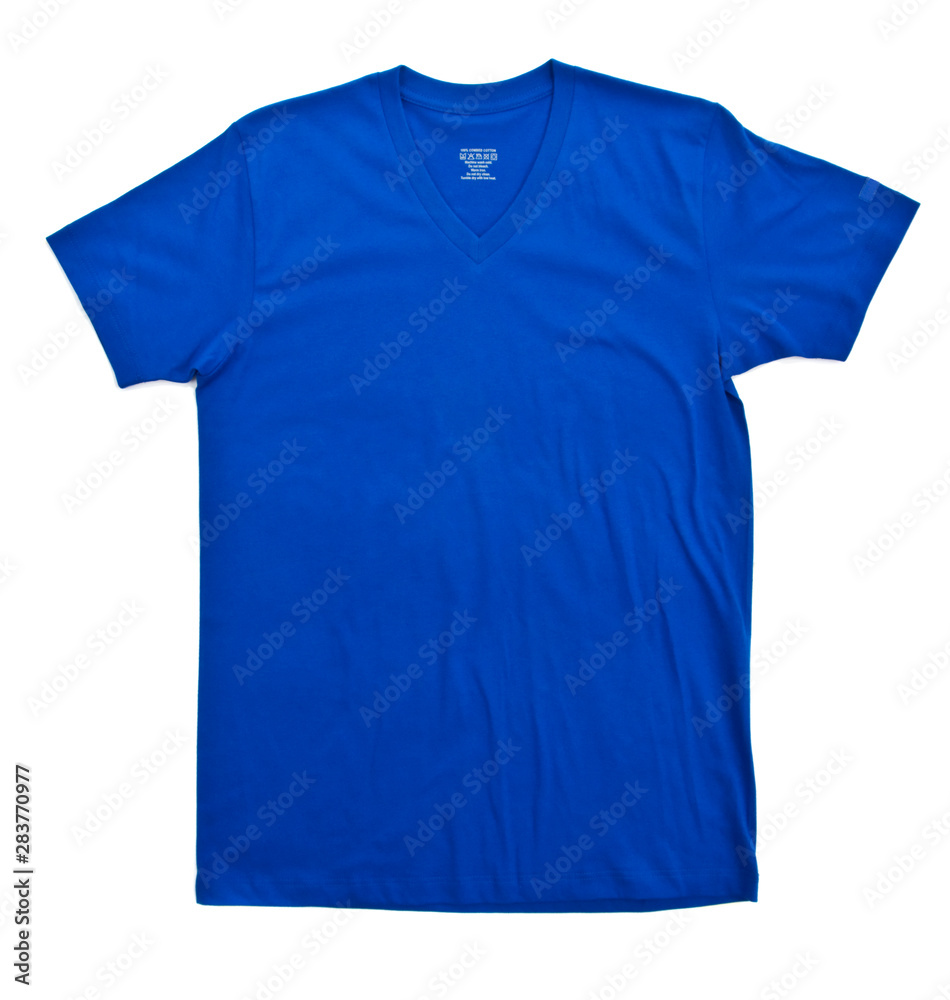 Blue tshirt template Blue tshirt template