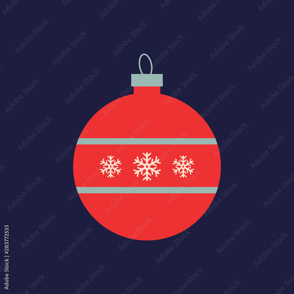 christmas card with colorful red balls christmas card with colorful red balls