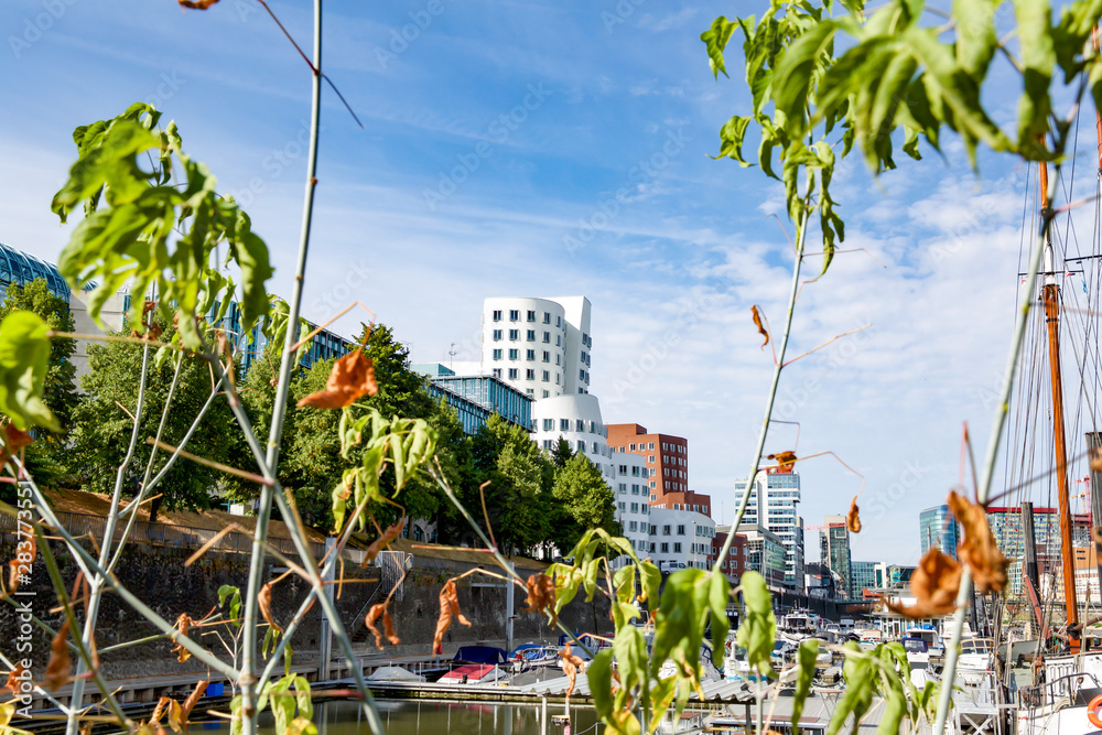 Medienhafen in Düsseldorf - Deutschland