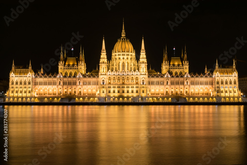 A stunning view of the Parliament in Budapest