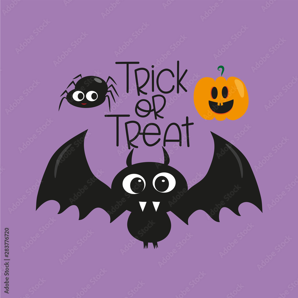spider ,halloween, autumn, fall, pumpkin, illustration graphic vector. illustration