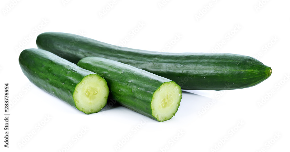 Cucumber isolated on white background Cucumber isolated on white background
