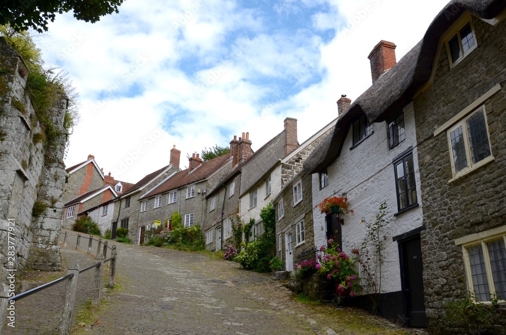 Gold Hill, Shaftesbury, England is famous for being the location of the Hovis bread advert.