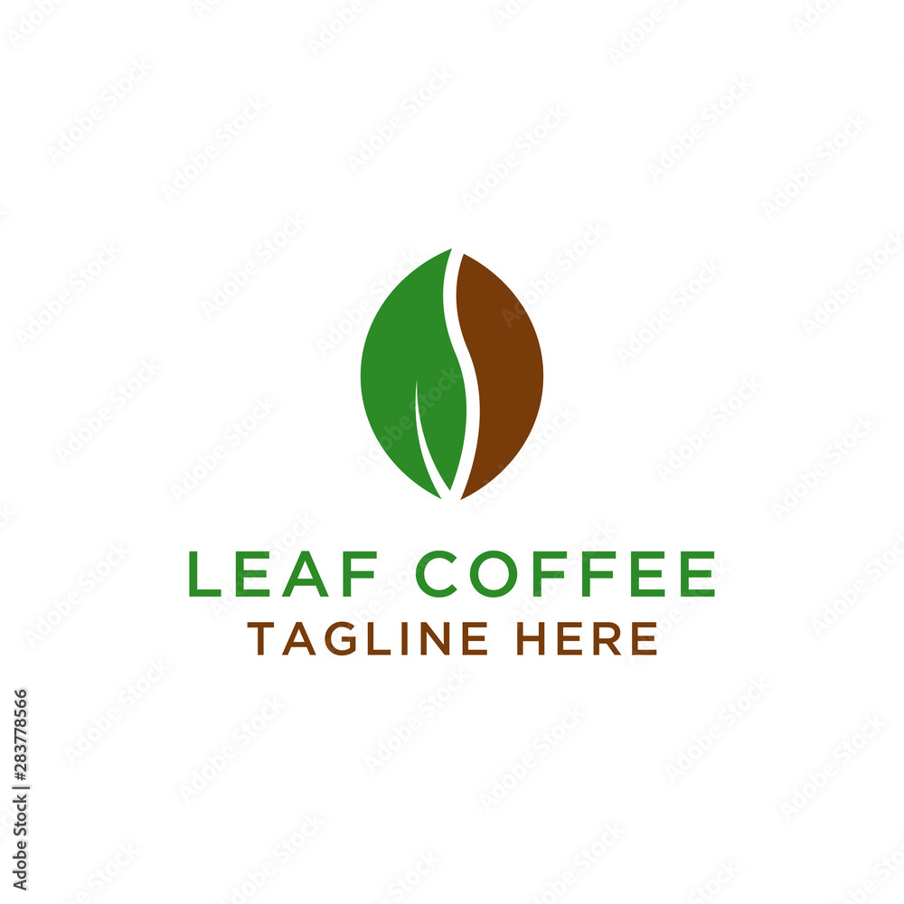 Logo Design Coffee leaves and fruit. - Vector Logo Design Coffee leaves and fruit. - Vector