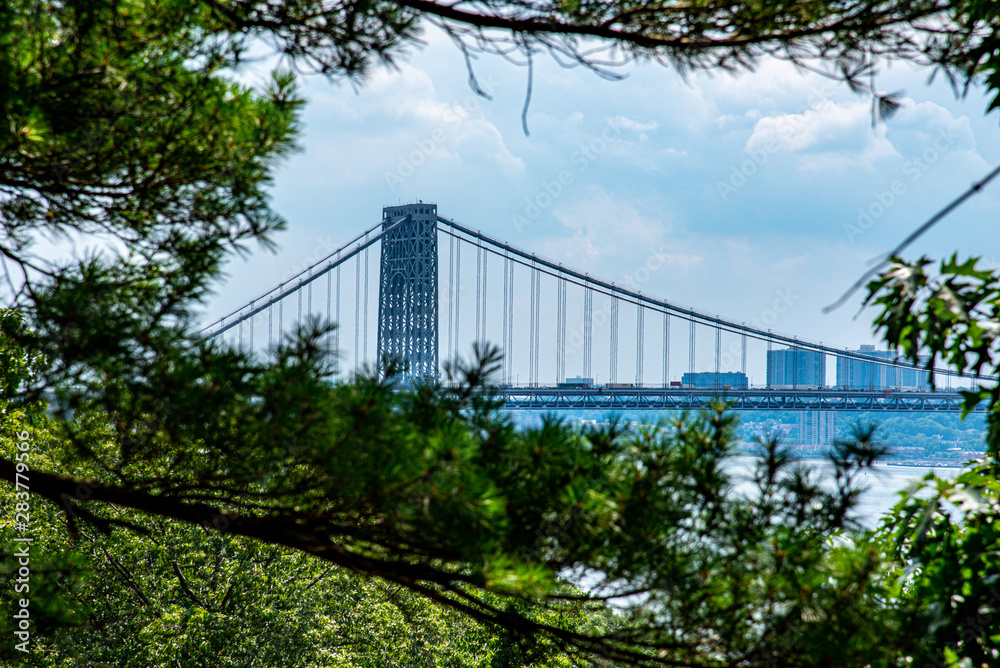 Washington Bridge seen from Fort Tryon Park Washington Bridge seen from Fort Tryon Park
