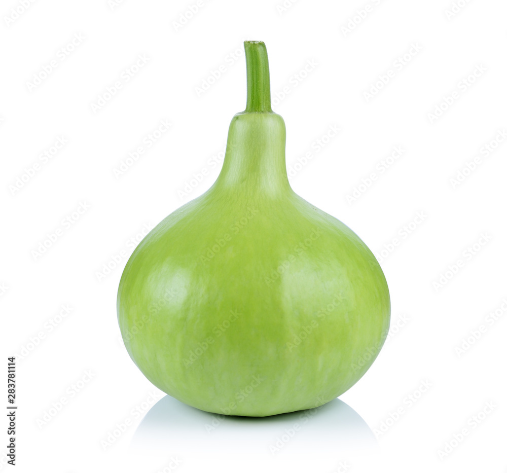 Calabash, Bottle Gourd on white background Calabash, Bottle Gourd on white background