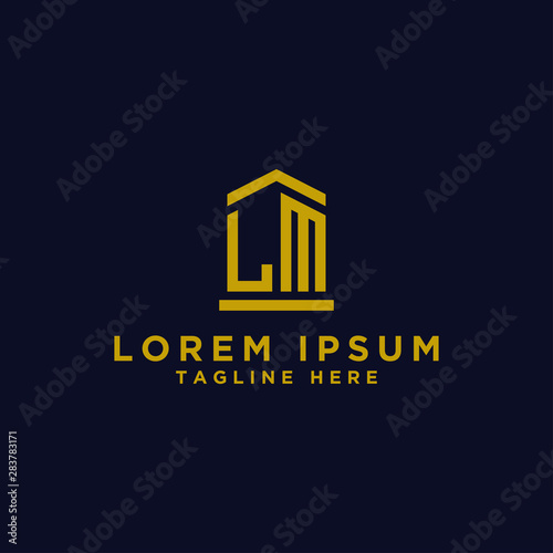 Inspiring company logo designs from the initial letters LM logo icon. -Vectors