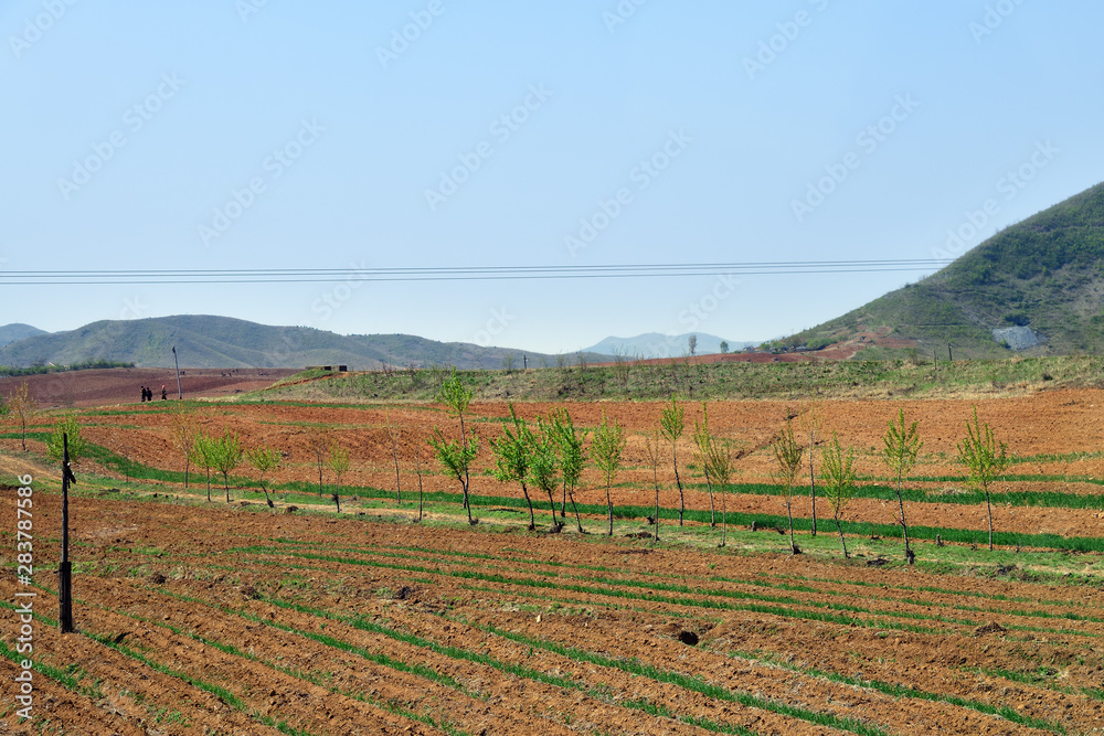 North Korea countryside landscape