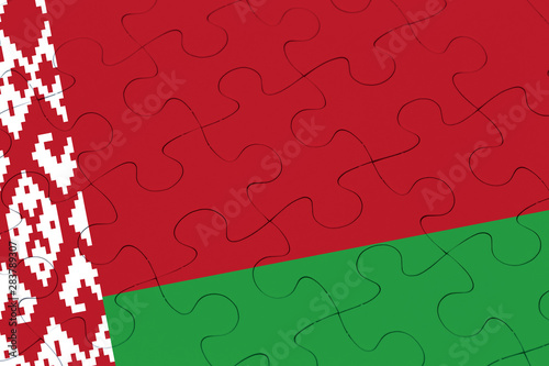 Belarus flag jigsaw puzzle