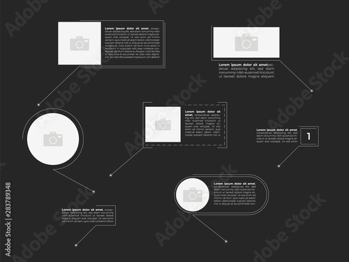 Callout text boxes vector.