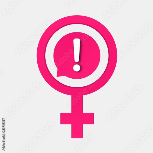 Women issues icon .