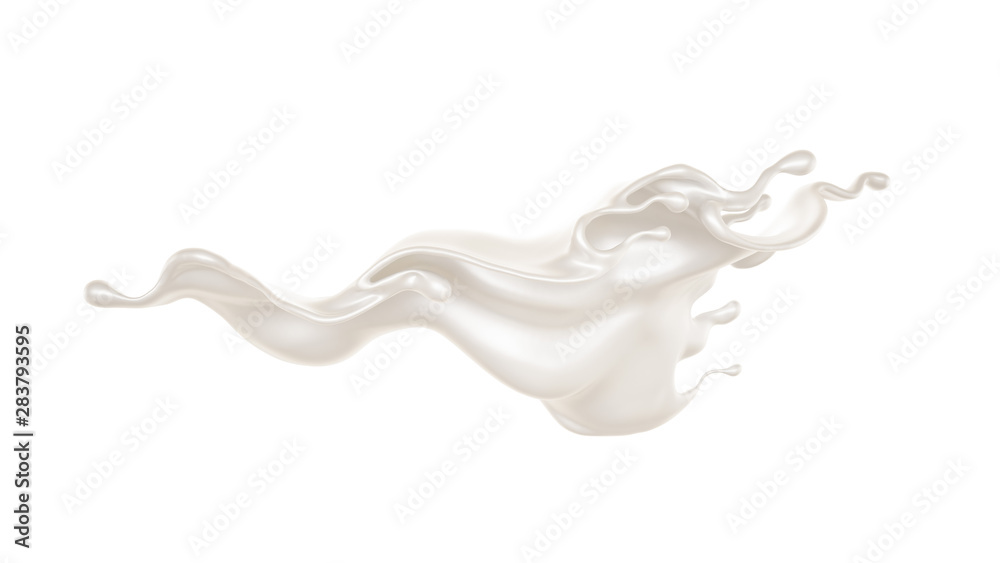 Splash of fluid. 3d illustration, 3d rendering. Splash of fluid. 3d illustration, 3d rendering.