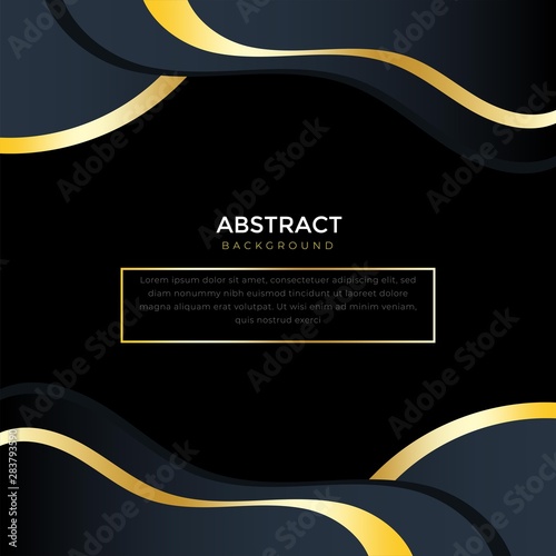 variant style astract with golden line color  background templates vector