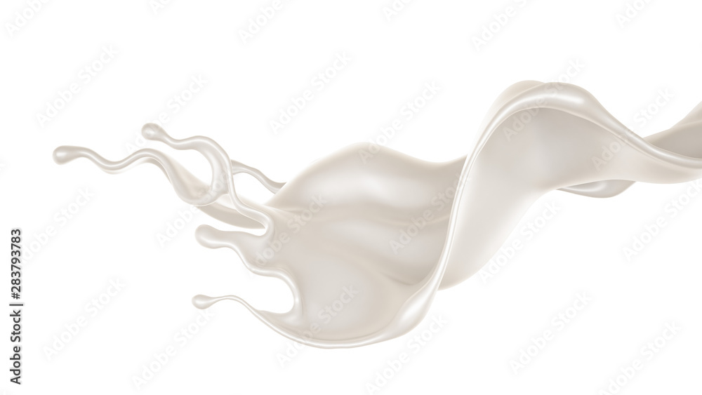 Splash of fluid. 3d illustration, 3d rendering. Splash of fluid. 3d illustration, 3d rendering.