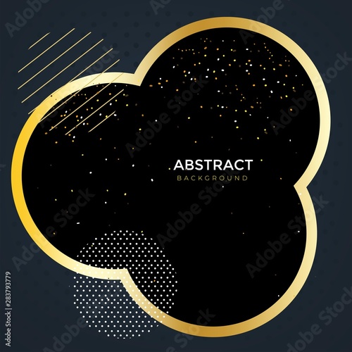 variant style astract with golden line color  background templates vector