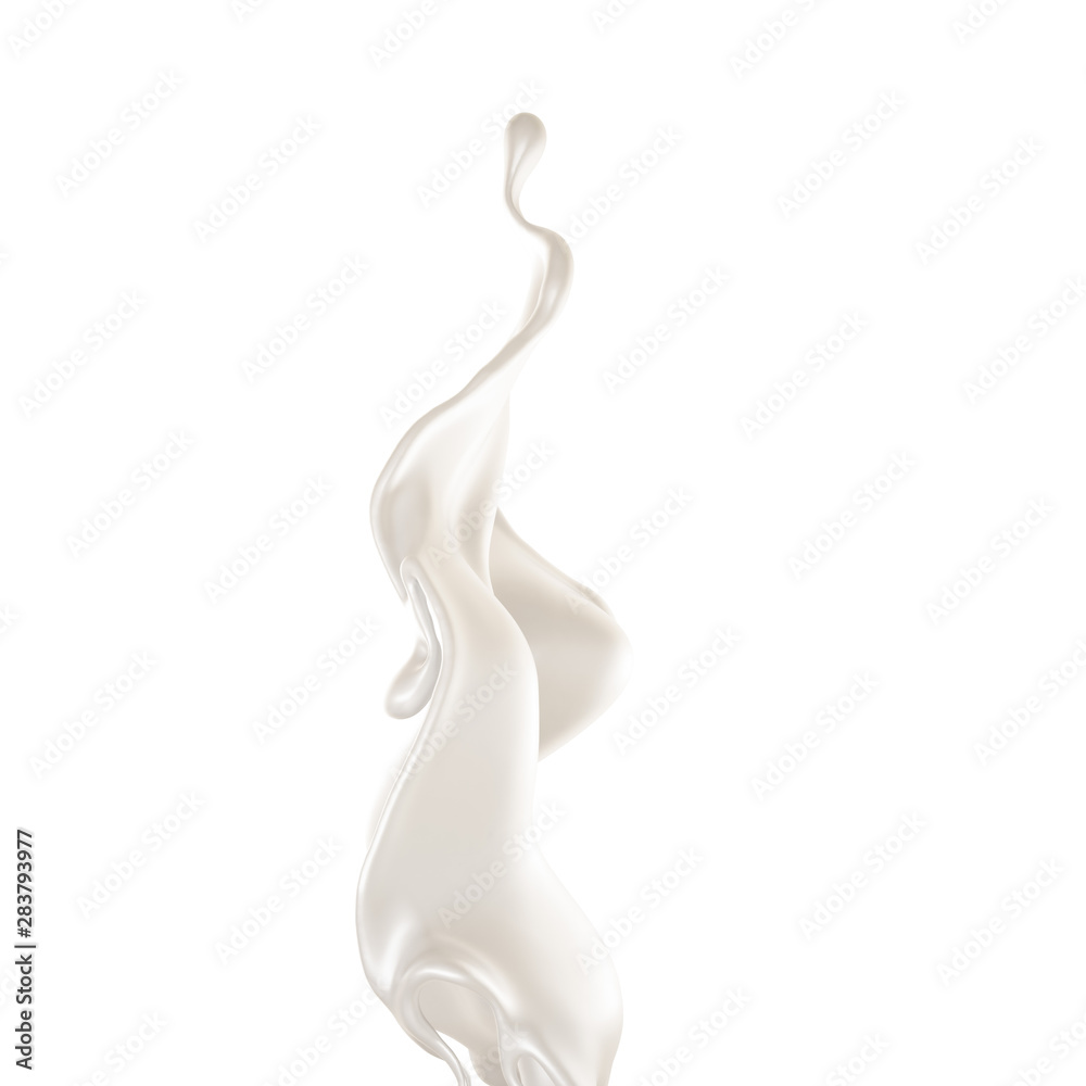 Splash of fluid. 3d illustration, 3d rendering. Splash of fluid. 3d illustration, 3d rendering.
