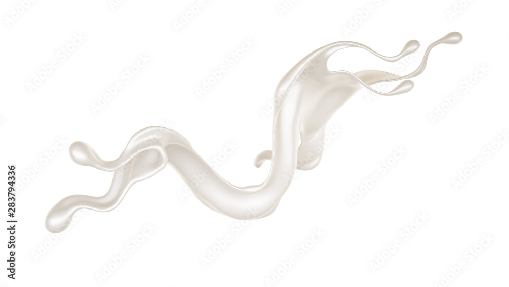 Splash of fluid. 3d illustration, 3d rendering. Splash of fluid. 3d illustration, 3d rendering.