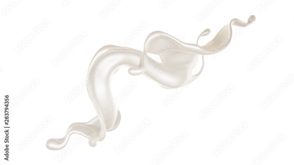 Splash of fluid. 3d illustration, 3d rendering. Splash of fluid. 3d illustration, 3d rendering.