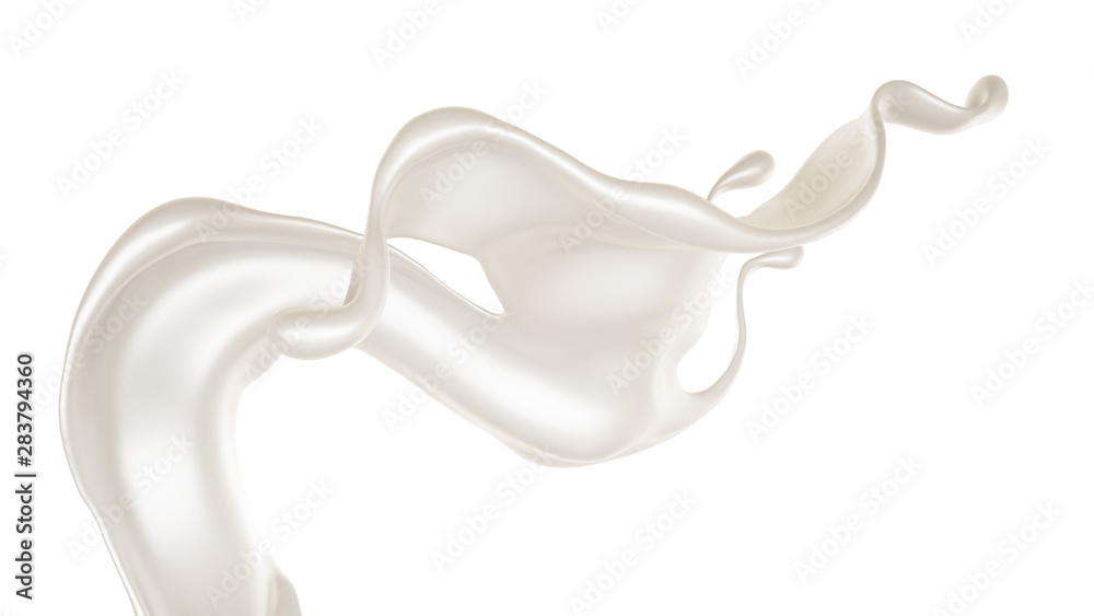 Splash of fluid. 3d illustration, 3d rendering. Splash of fluid. 3d illustration, 3d rendering.