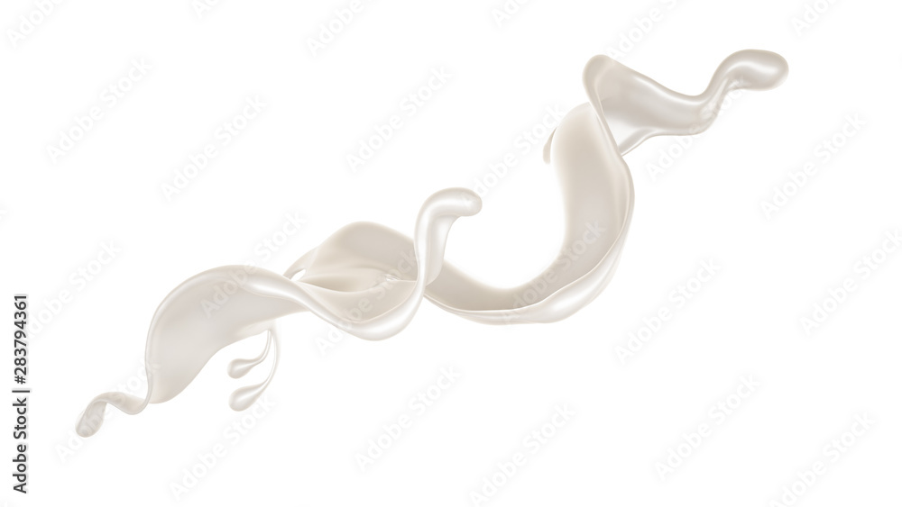 Splash of fluid. 3d illustration, 3d rendering. Splash of fluid. 3d illustration, 3d rendering.