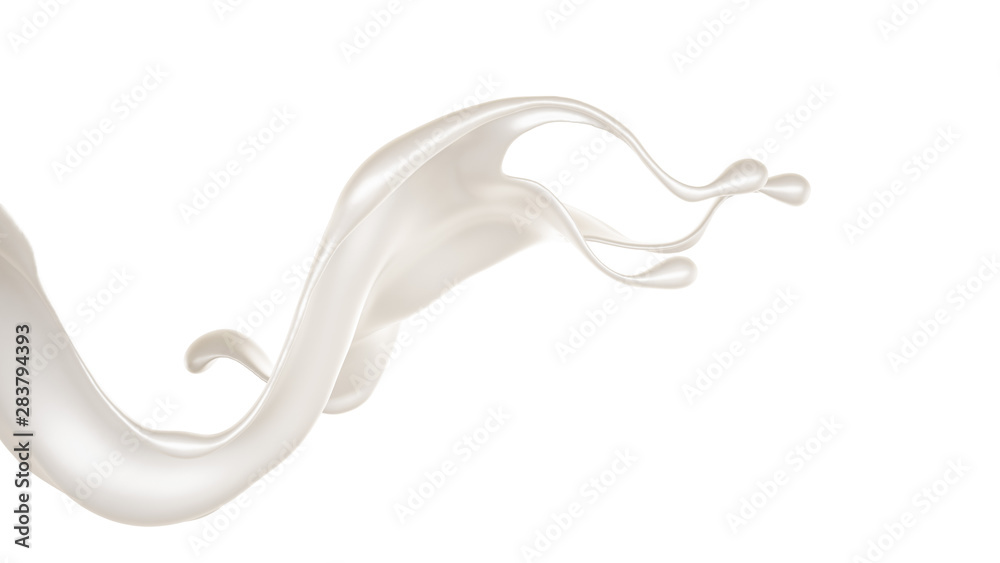 Splash of fluid. 3d illustration, 3d rendering. Splash of fluid. 3d illustration, 3d rendering.