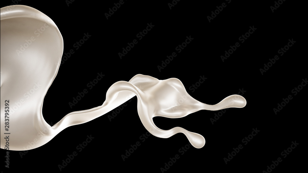 Splash of fluid. 3d illustration, 3d rendering. Splash of fluid. 3d illustration, 3d rendering.