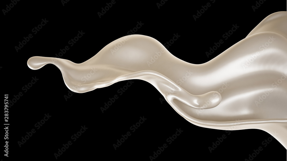 Splash of fluid. 3d illustration, 3d rendering. Splash of fluid. 3d illustration, 3d rendering.