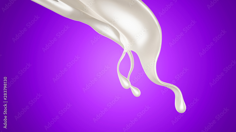 Splash of fluid. 3d illustration, 3d rendering. Splash of fluid. 3d illustration, 3d rendering.