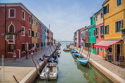 Views of streets and canals in Venice Italy © pierrick