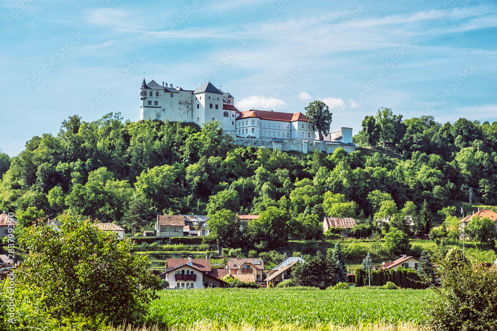 Famous Lupca castle, Slovakia, travel destination