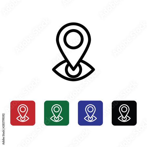 Location, placeholder, vector icon. Can be used for web and mobile. Navigation and map vector icon
