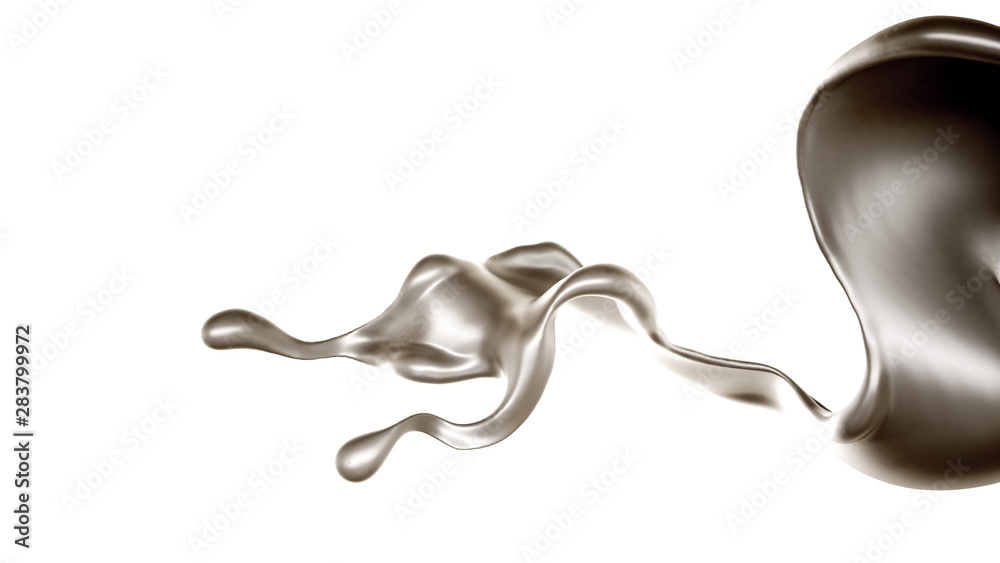 Splash of fluid. 3d illustration, 3d rendering. Splash of fluid. 3d illustration, 3d rendering.
